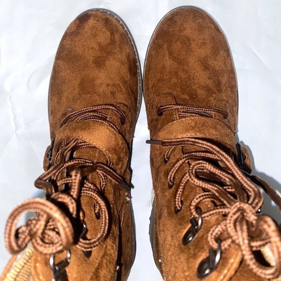 Olivia & Kate - New York - Leanna Women's Hiking Boot Brown Size 7.5 - Picture 8 of 9